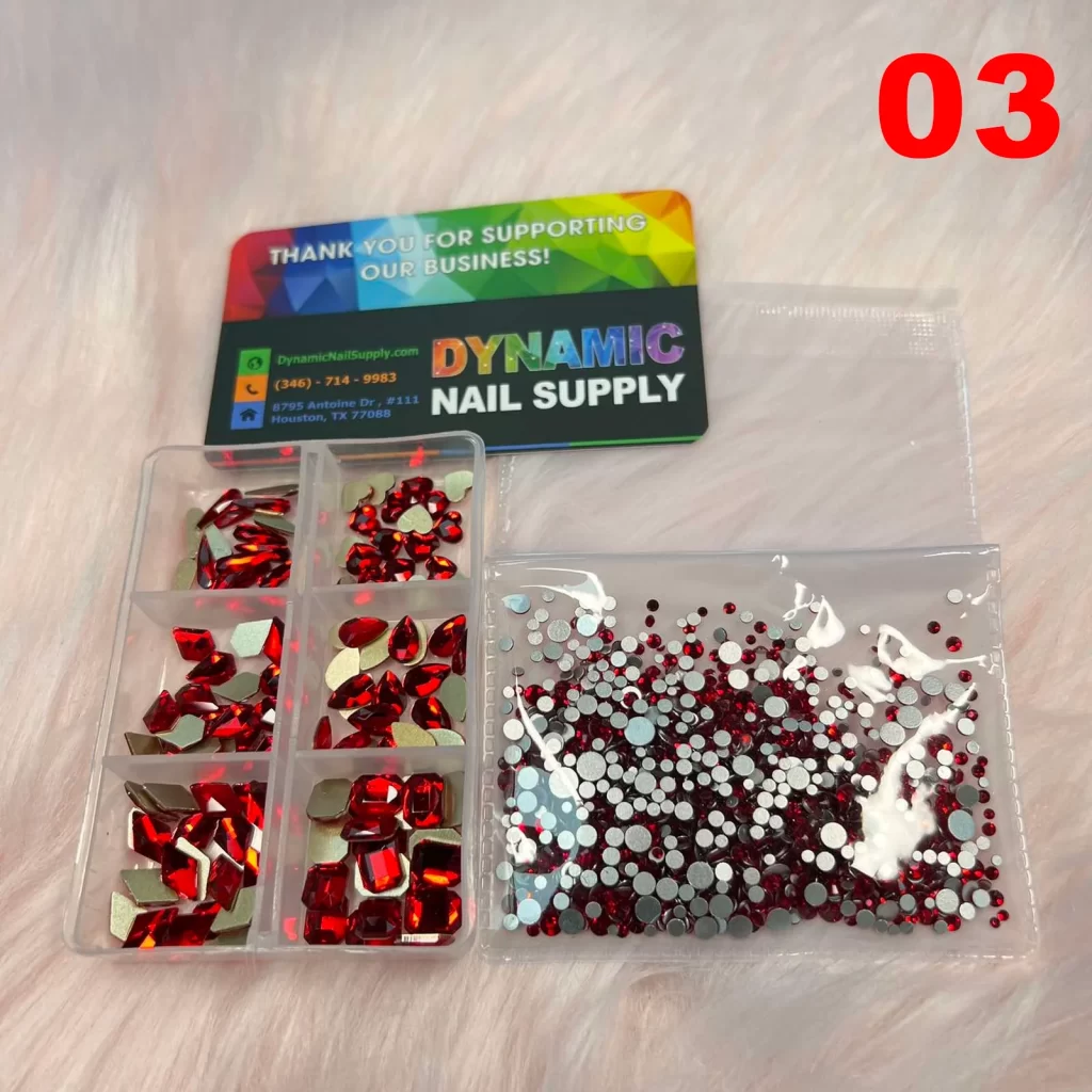 Rhinestone Nail Set – A Touch of Elegance for Your Nail Art
